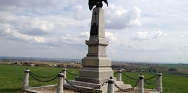 Memorial to 1866 battle at Chlum - war museum, iron lookout tower